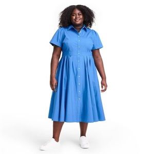 ALEXIS x Target Blue A-Line Blue dress size 1X NWT